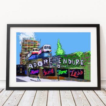 Village Underground, East London Art Print