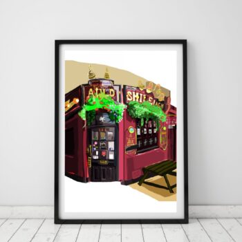 The Auld Shillelagh, Stoke Newington, London Art Print