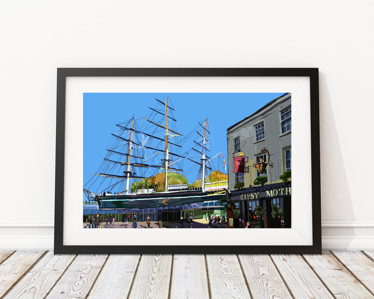 Cutty Sark, Greenwich, South East London Art Print