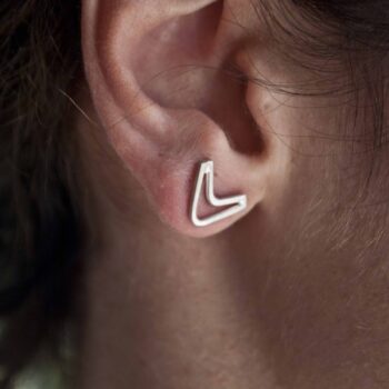 Small V Earrings