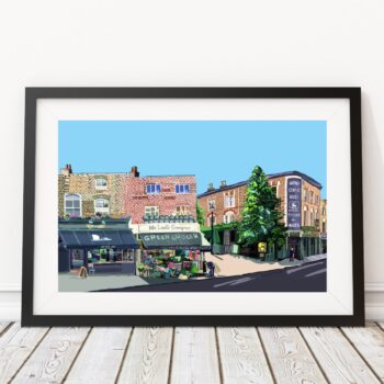 Highbury Barn, Islington, North London Art Print