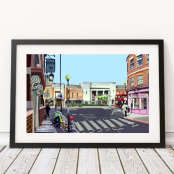 Stoke Newington Town Hall, Hackney Art Print