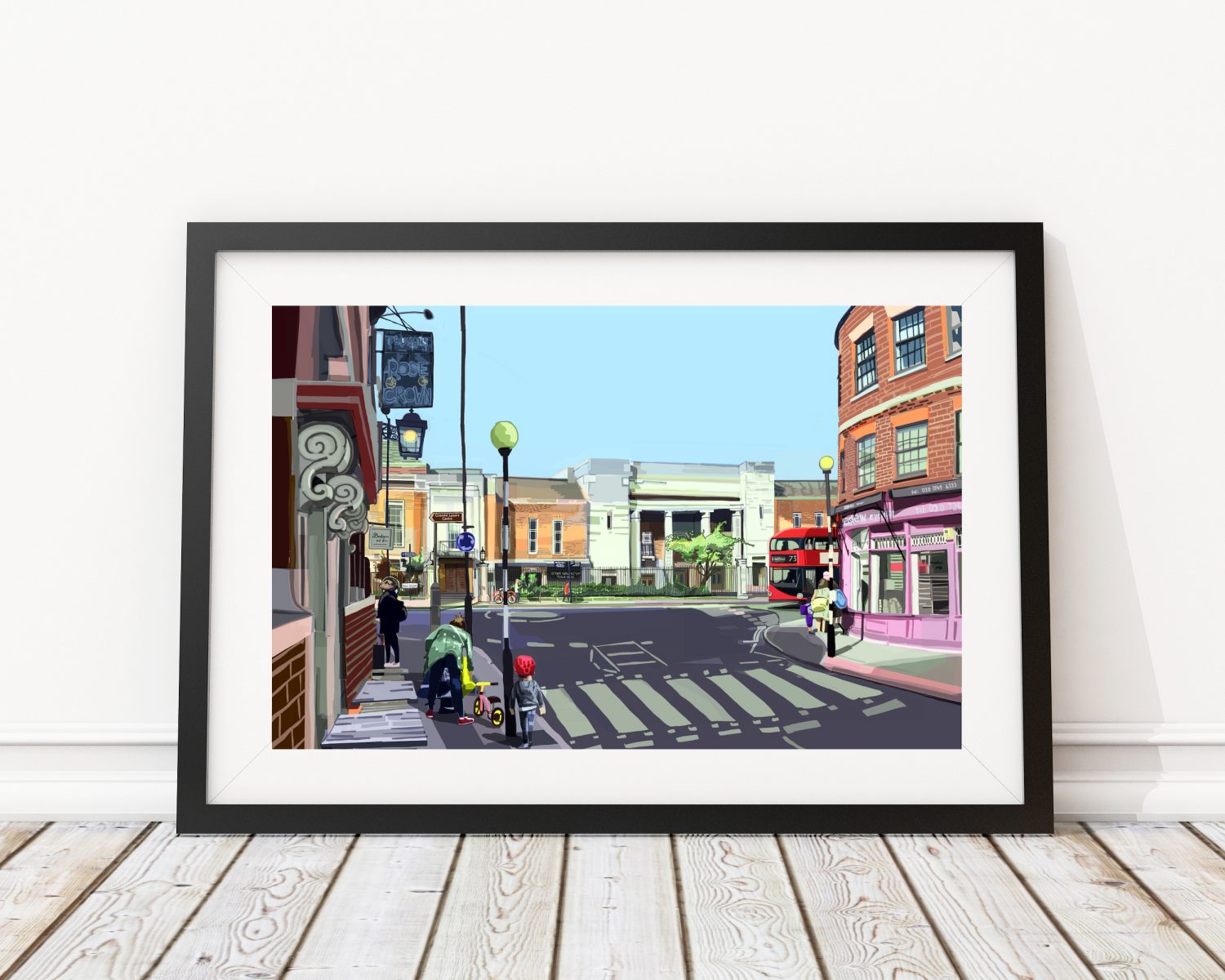 Stoke Newington Town Hall, Hackney Art Print