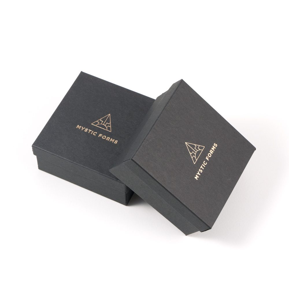 FORM019 Necklace - Gold, Purple, Green