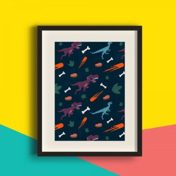 Carnivore Dinosaur Art Print