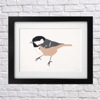 Coal Tit Screen Print