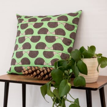 Hedgehog Print Cushion
