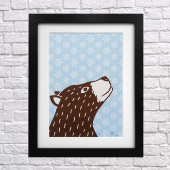 Snowy Days Screen Print