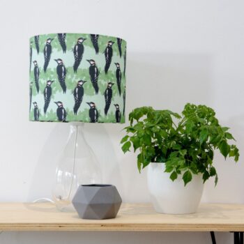Woodpecker Print Lampshade