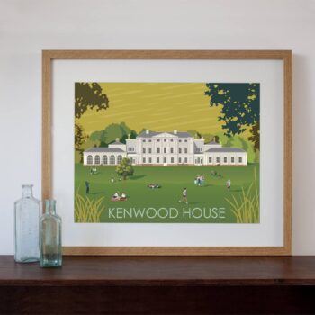 Kenwood House London Retro Style Art Print