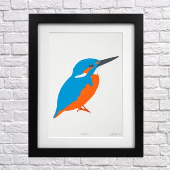 Kingfisher Screen Print
