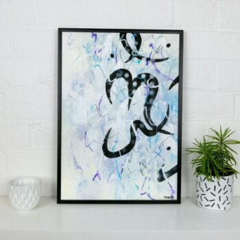 A3 framed original artwork - Urban Contemporary Art - ‘Arabe'