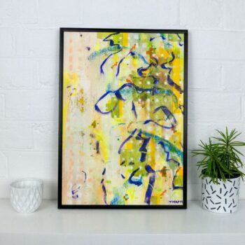 A3 framed original artwork - Urban Contemporary Art - ‘Are we there yet?'