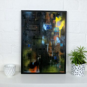 A3 framed original artwork - Urban Contemporary Art - ‘Yinka'