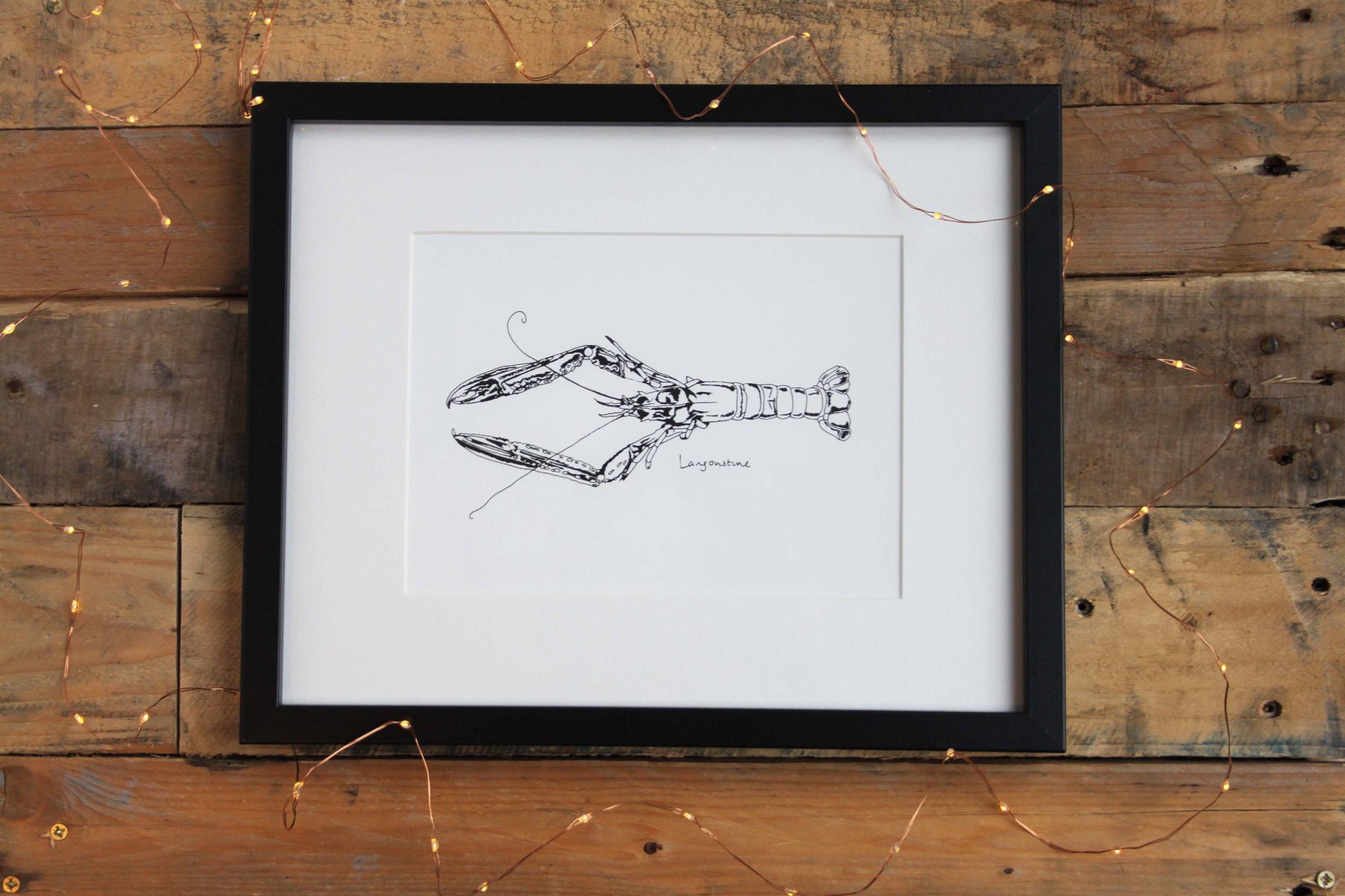 Little Langoustine print