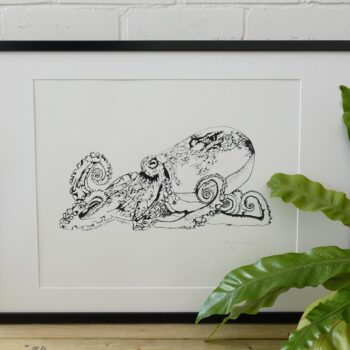 Large Octopus print