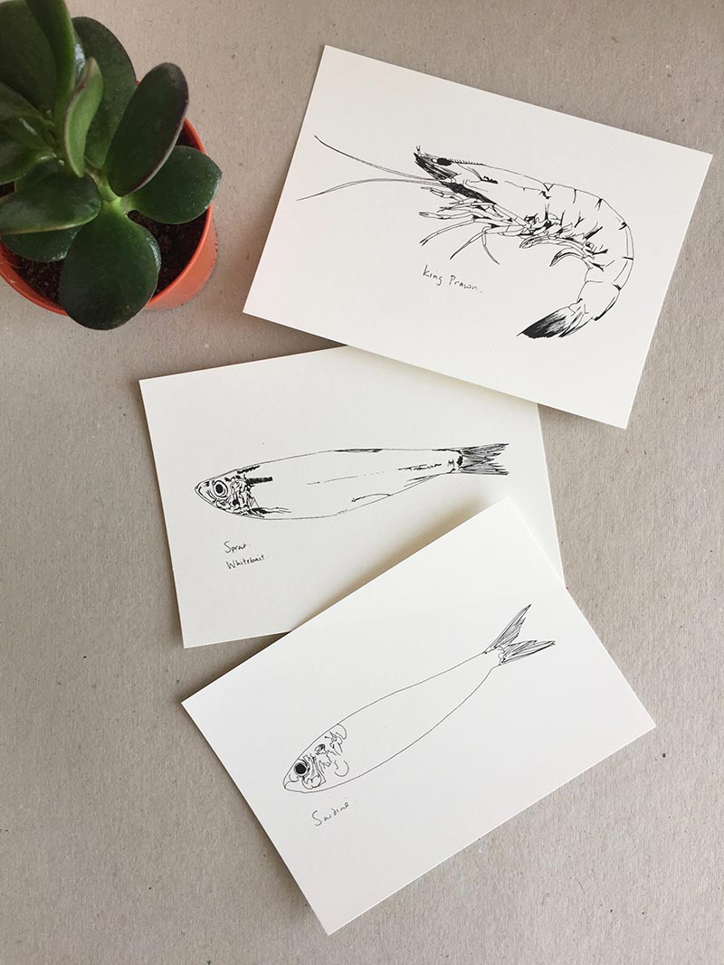 Little Sardine print