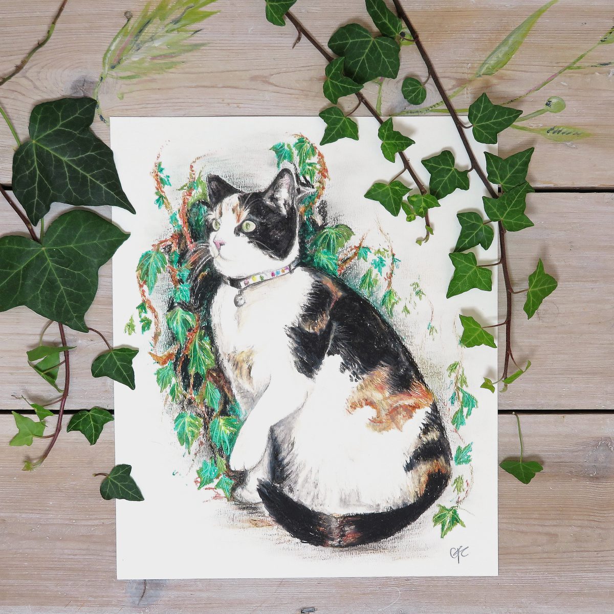 Bespoke Oil Pastel Pet Portrait