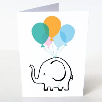 Elephant Birthday Card