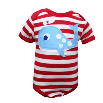 Baby Whale Bodysuit 0-12 months