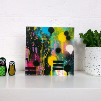 Greetings card - 'City lights'