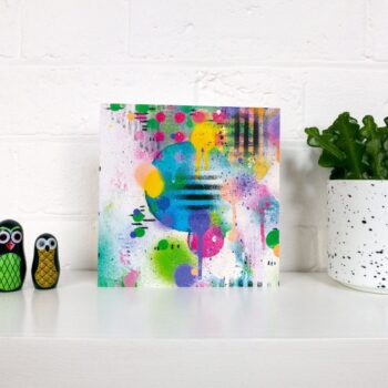 Greetings card - 'Fairground attraction'