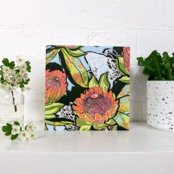 Greetings card - 'Protea'