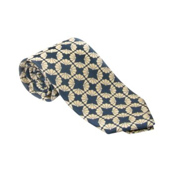 Art Deco Tie - Silk Tie - Fanfan Ivory