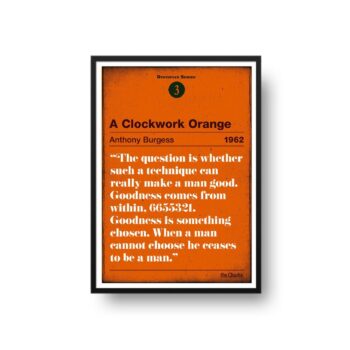 A Clockwork Orange Screen Print