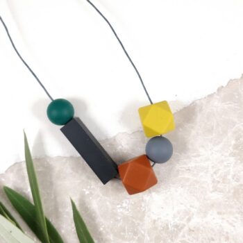 Silicone Necklace | Geometric necklace | Statement Necklace