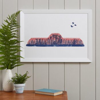Palm House A3 Risograph Print