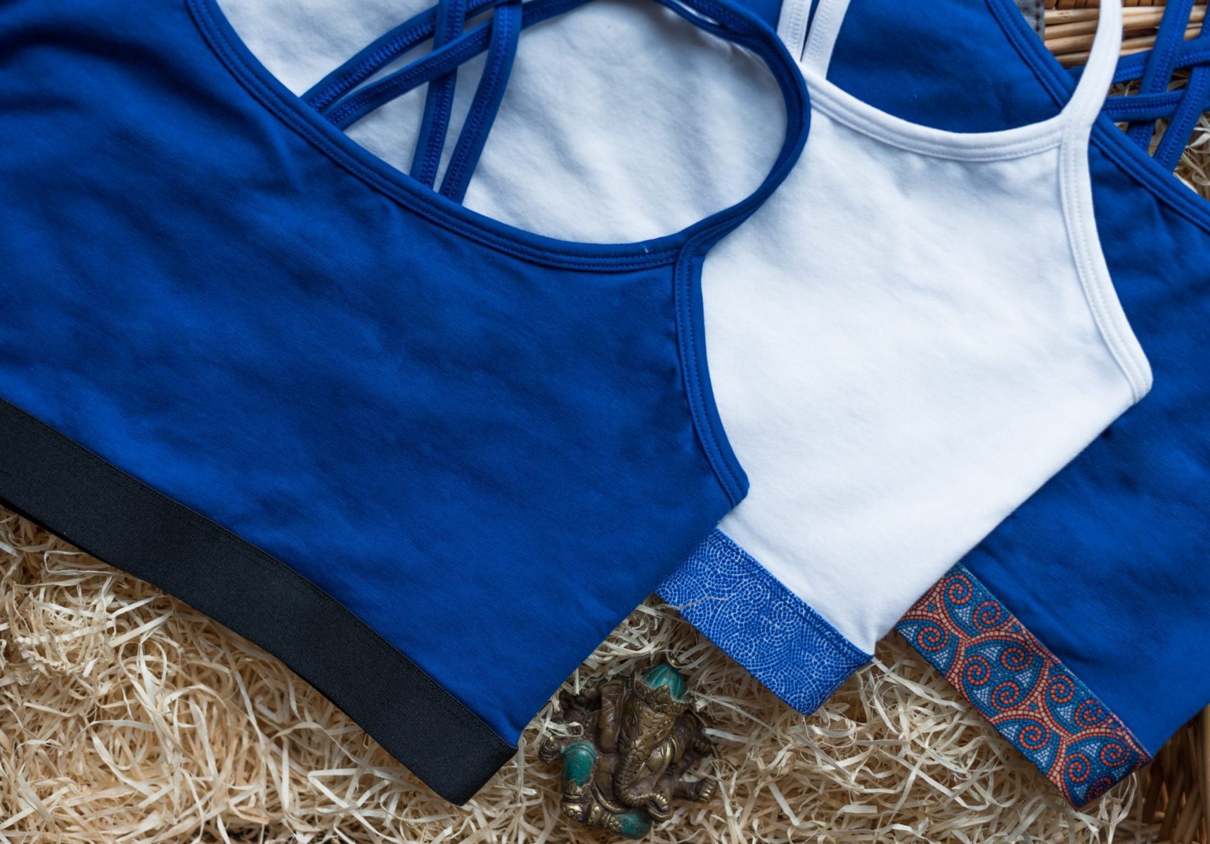Royal Bruise Yoga Bra Blue