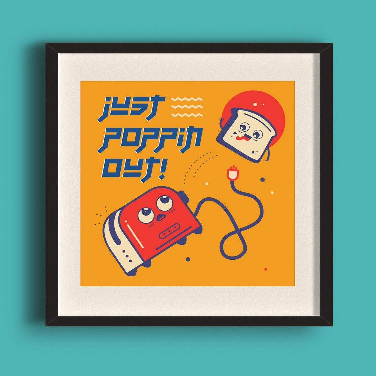 Just Poppin Out! Art Print