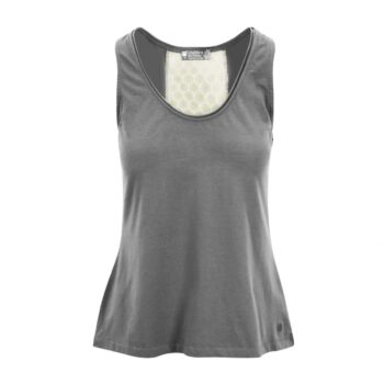 Contrast Chic Tank Grey