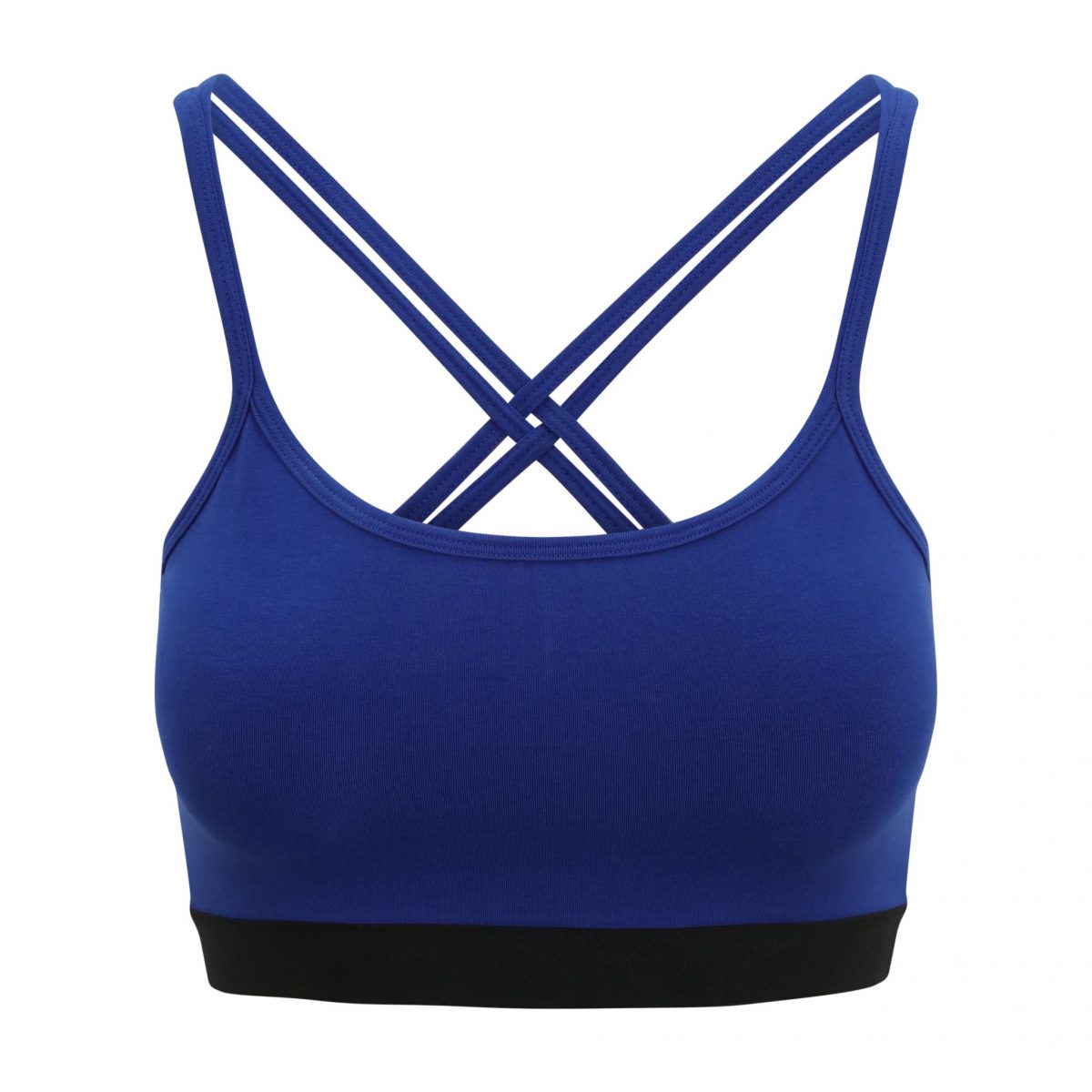 Royal Bruise Yoga Bra Blue