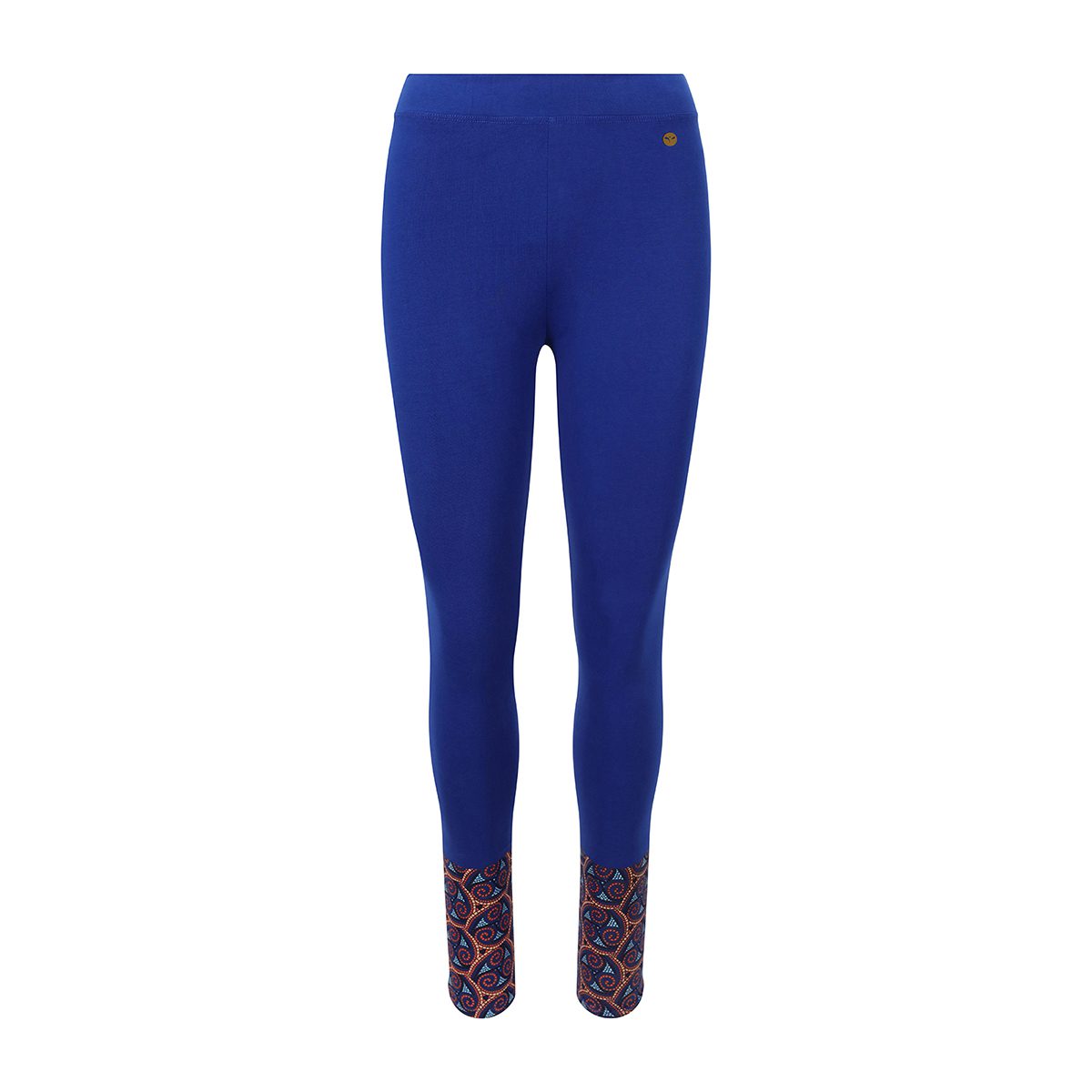 Adorned Ankle Leggings Blue