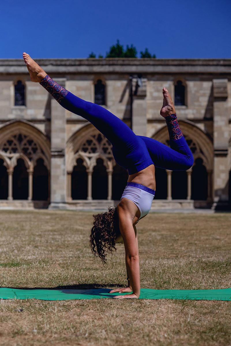 Adorned Ankle Leggings Blue