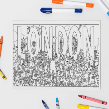 Colouring-In Print (London)