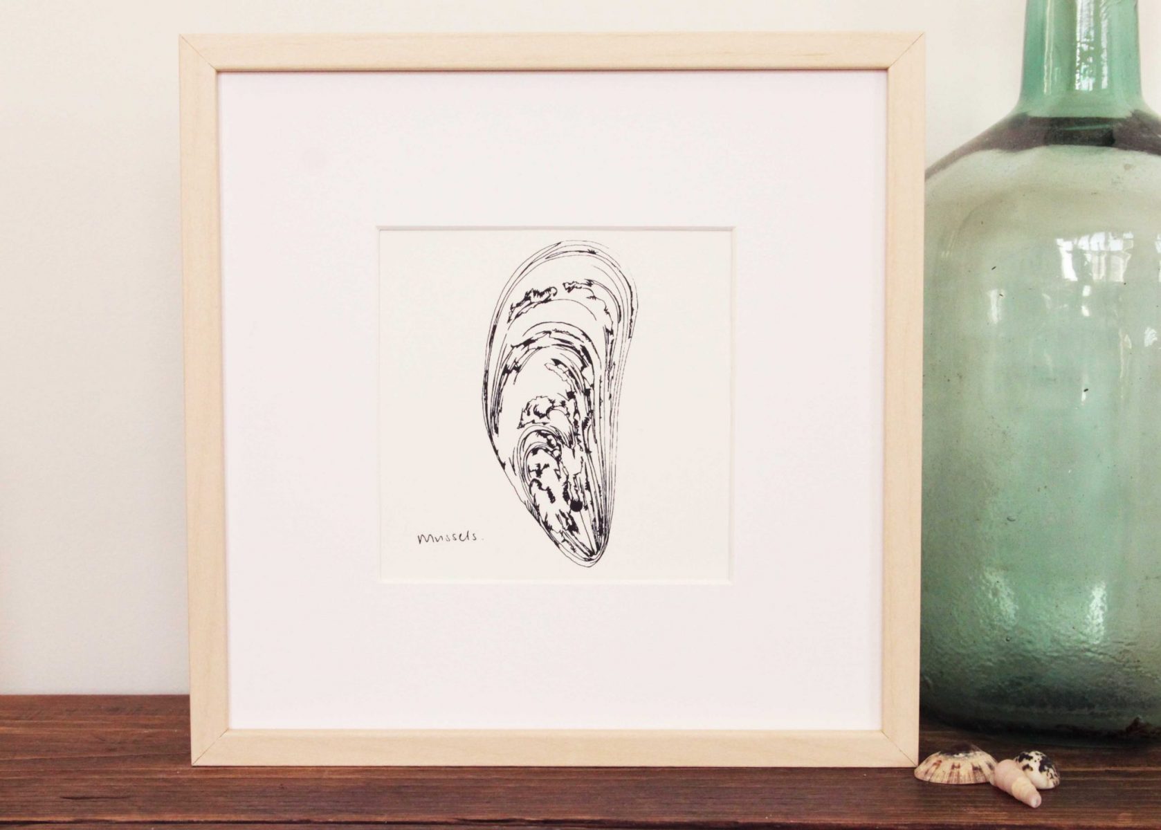 Little Mussel screenprint