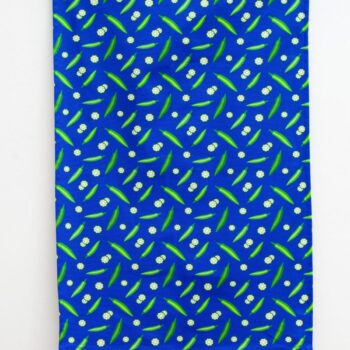 Blue Okra Tea Towel