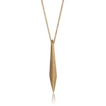 Slim Shard Necklace, Gold