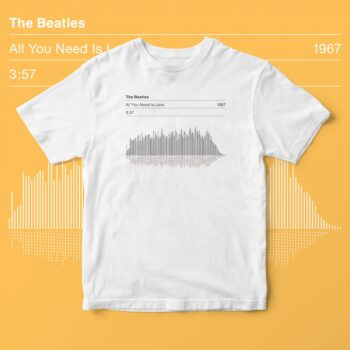The Beatles Sound Wave T shirt