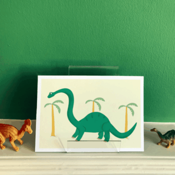 Brontosaurus Dinosaur art print