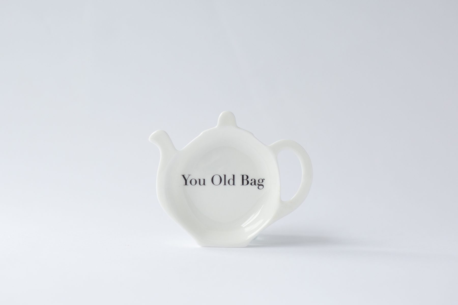 You Old Bag Bone China Tea Bag Tidy