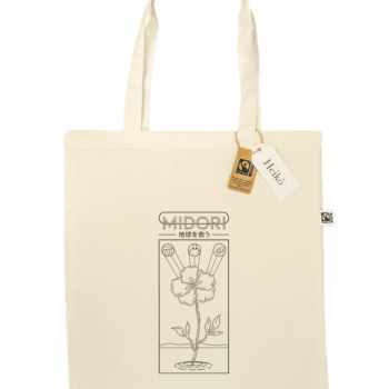 Midori | 100% organic cotton tote bag | Fairtrade | Sustainable & vegan