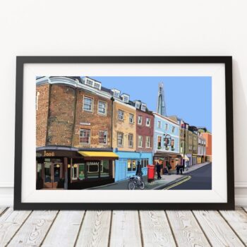 Bermondsey Street, South London Art Print