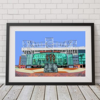 Old Trafford, Manchester United Stadium (MUFC) Art Print
