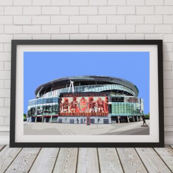 Emirates Stadium Arsenal Football Club Art Print