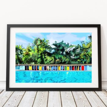 London Lido Art Print