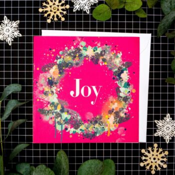 Christmas card - 'Joy'